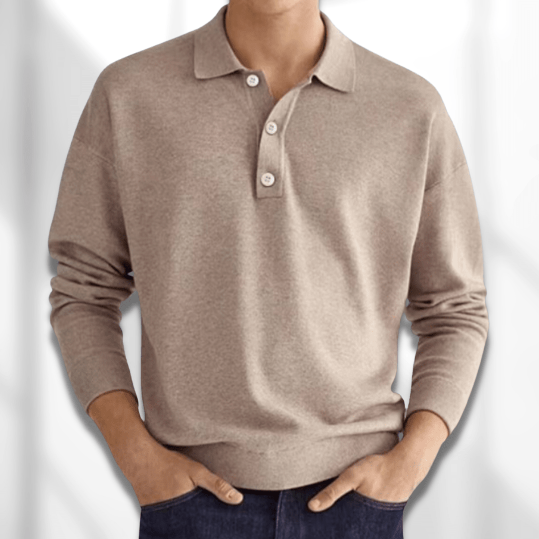 Herren Polohemd mit Polokragen und Regular Fit 0