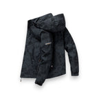 Wasserdichte Skijacke mit geometrischem Muster