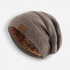 Gefütterte Jersey Mütze im Beanie-Stil