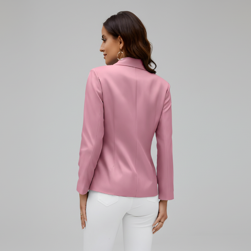 Taillierter Blazer für Damen im zweireihigen Design
