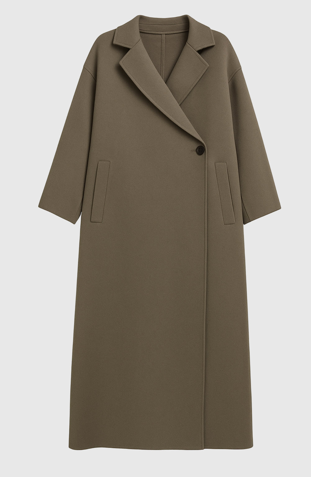 Herbst mantel damen mit Reverskragen | Oversize 1