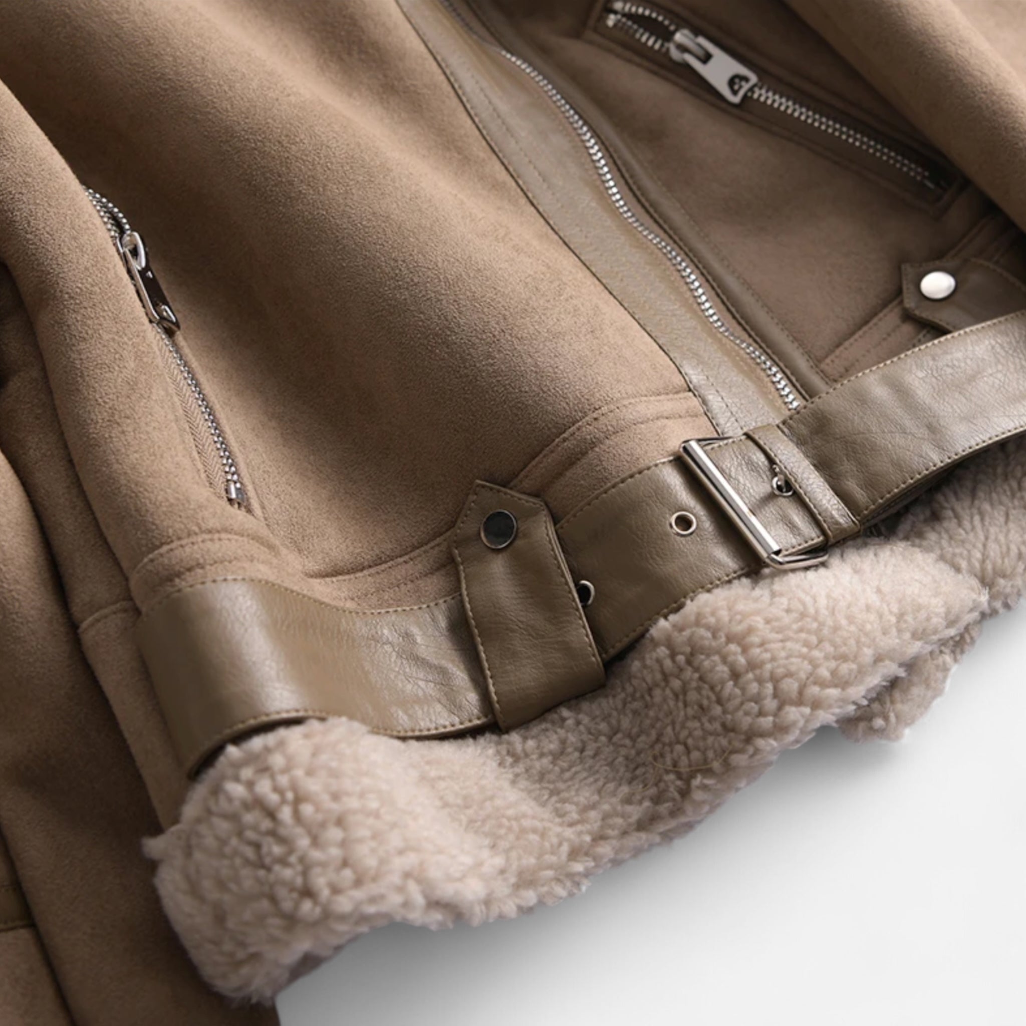 Damen Bomberjacke im Piloten-Stil