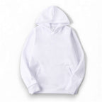 Basic Hoodie für Damen mit Kapuze und Kordelzug einfarbig