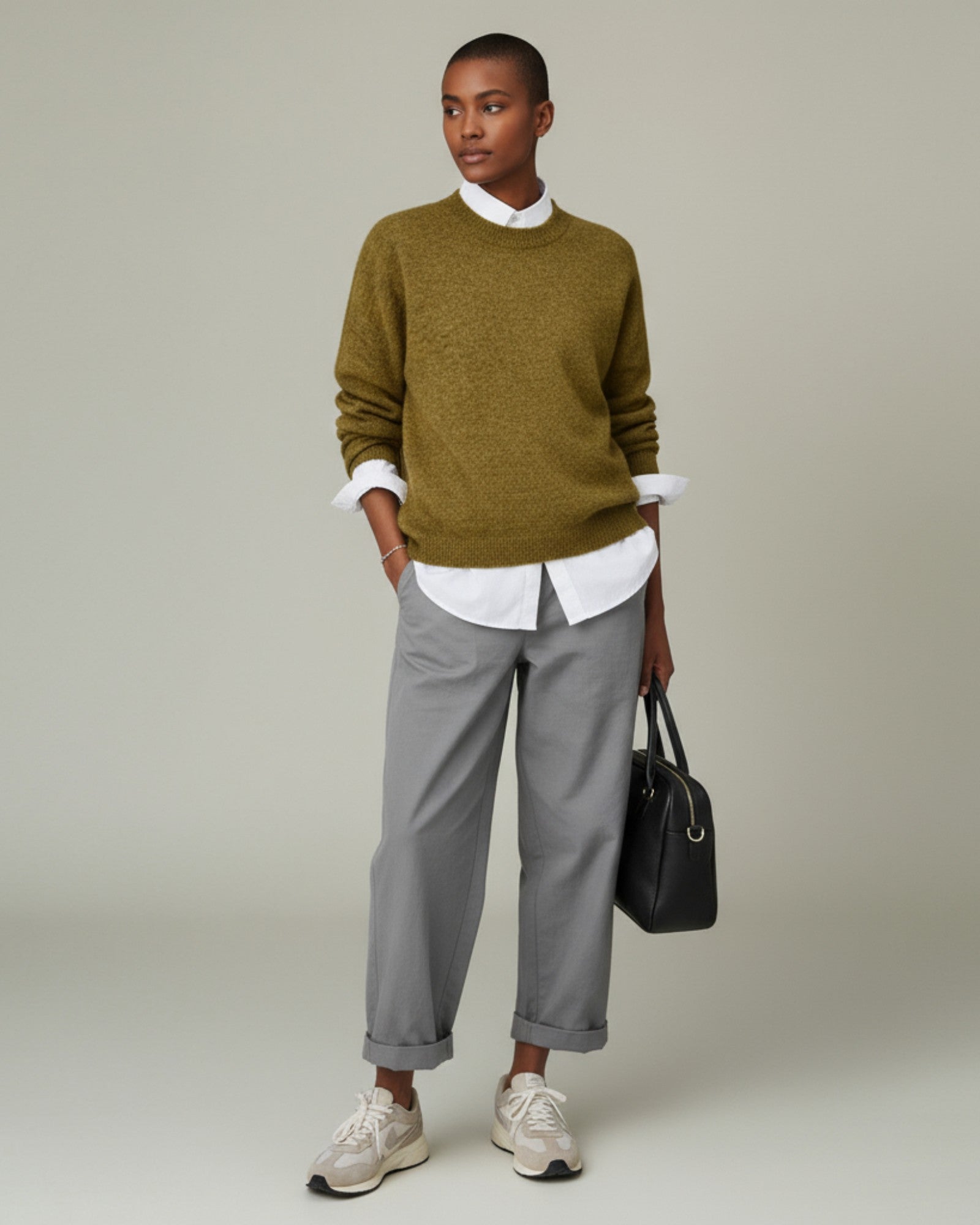 Pullover mit Rundhals für Damen