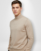 Eleganter Rollkragenpullover für Herren