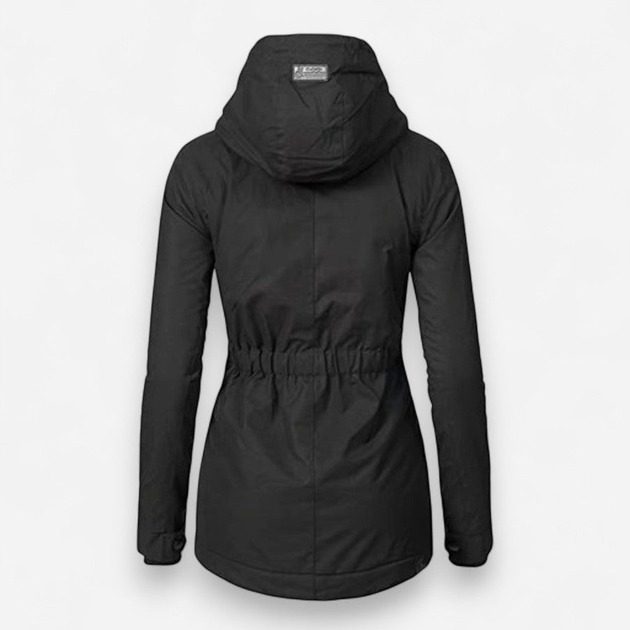 Wasserdichte Winterjacke für Damen mit Kapuze