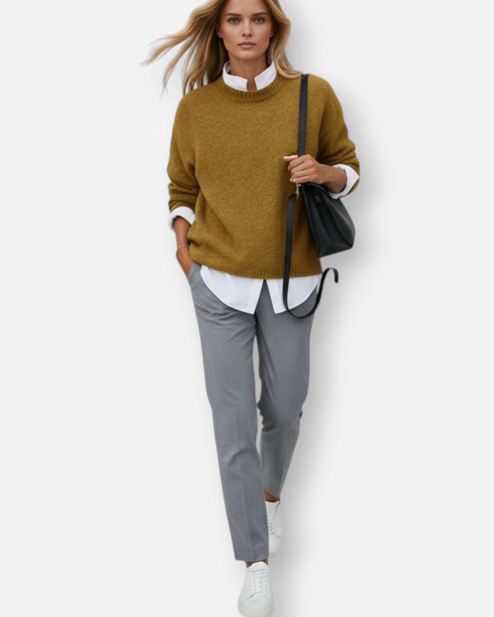 Pullover mit Rundhals für Damen