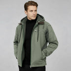 Freizeitjacke für Herren mit Kapuze und Reißverschlus
