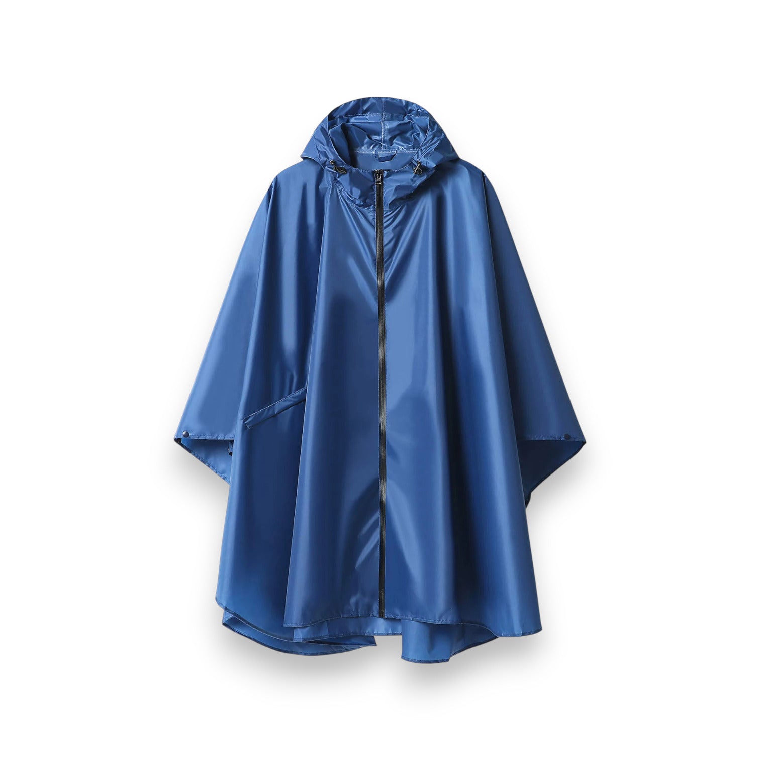 Wasserdichter Leicht-Regenponcho mit Kapuze