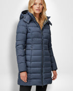 Taillierter Winter-Puffermantel für Damen