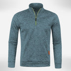 Herren Halb-Zip Pullover mit Stehkragen | Bequemer Alltagsstil 1