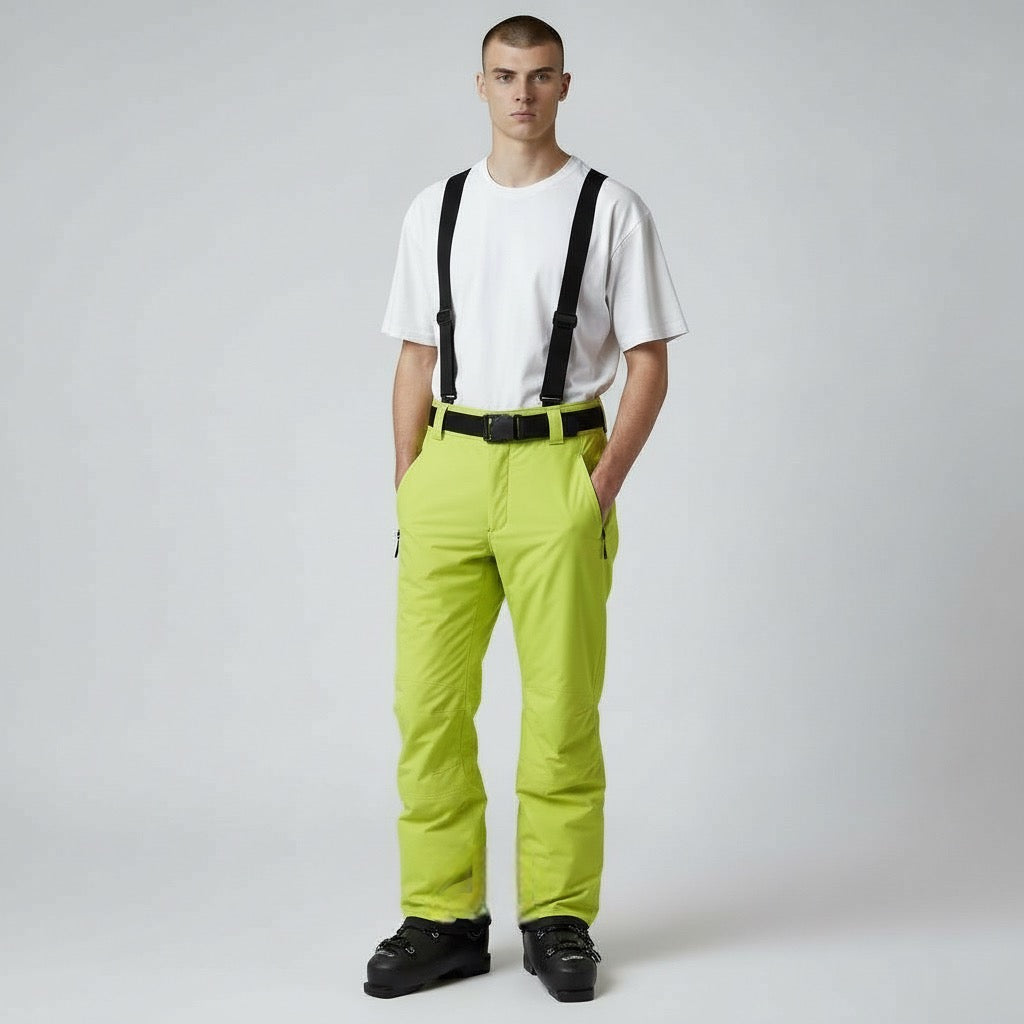 Herren Skianzug-Set mit Jacke und Skihose mit Hosenträgern