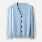 Klassischer Herren Knit Cardigan mit Knöpfen und V-Ausschnitt