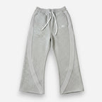 Baggy Jogginghose für Herren mit Streifen und ohne Bündchen am Bein