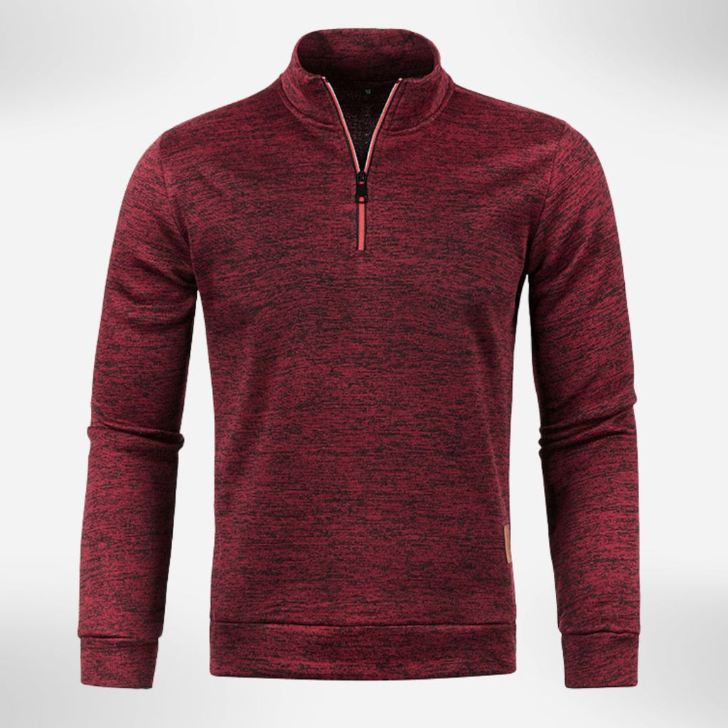 Herren Halb-Zip Pullover mit Stehkragen | Bequemer Alltagsstil 5
