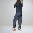 Gestreifte Stoffhose für Damen  | High waist 4