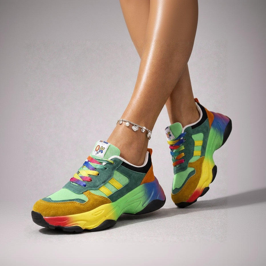 Komfort Sneaker Schuhe für Damen in bequemer Weite mit leichter Sohle
