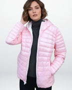 Wendbare Übergangsjacke für Damen mit Kapuze