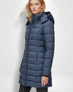 Taillierter Winter-Puffermantel für Damen