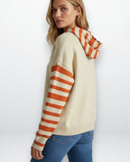 Damen Hoodie mit Hundemotiv und Kapuze