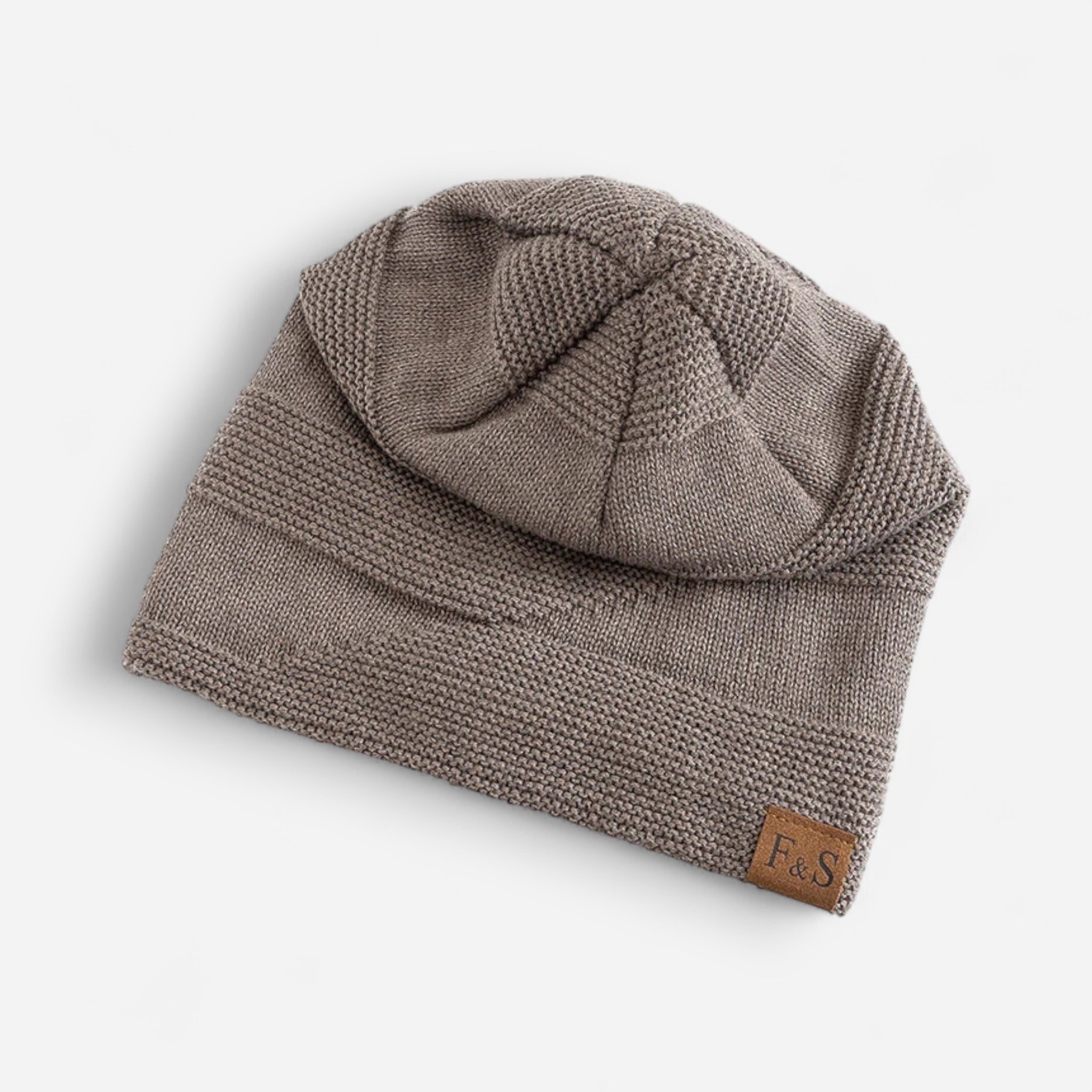 Gefütterte Jersey Mütze im Beanie-Stil