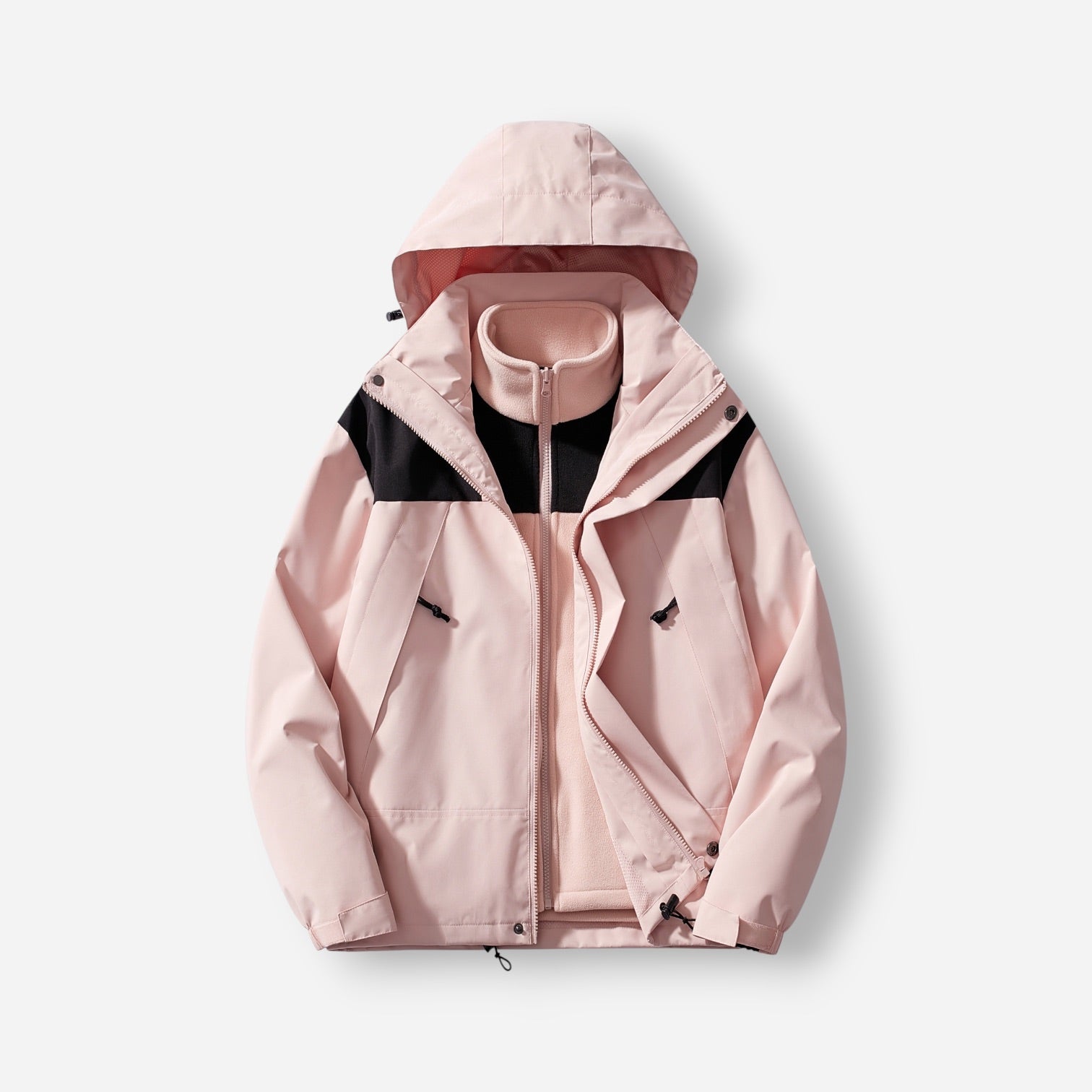 3-in-1 Funktionsjacke für Damen mit Fleece-Innenjacke