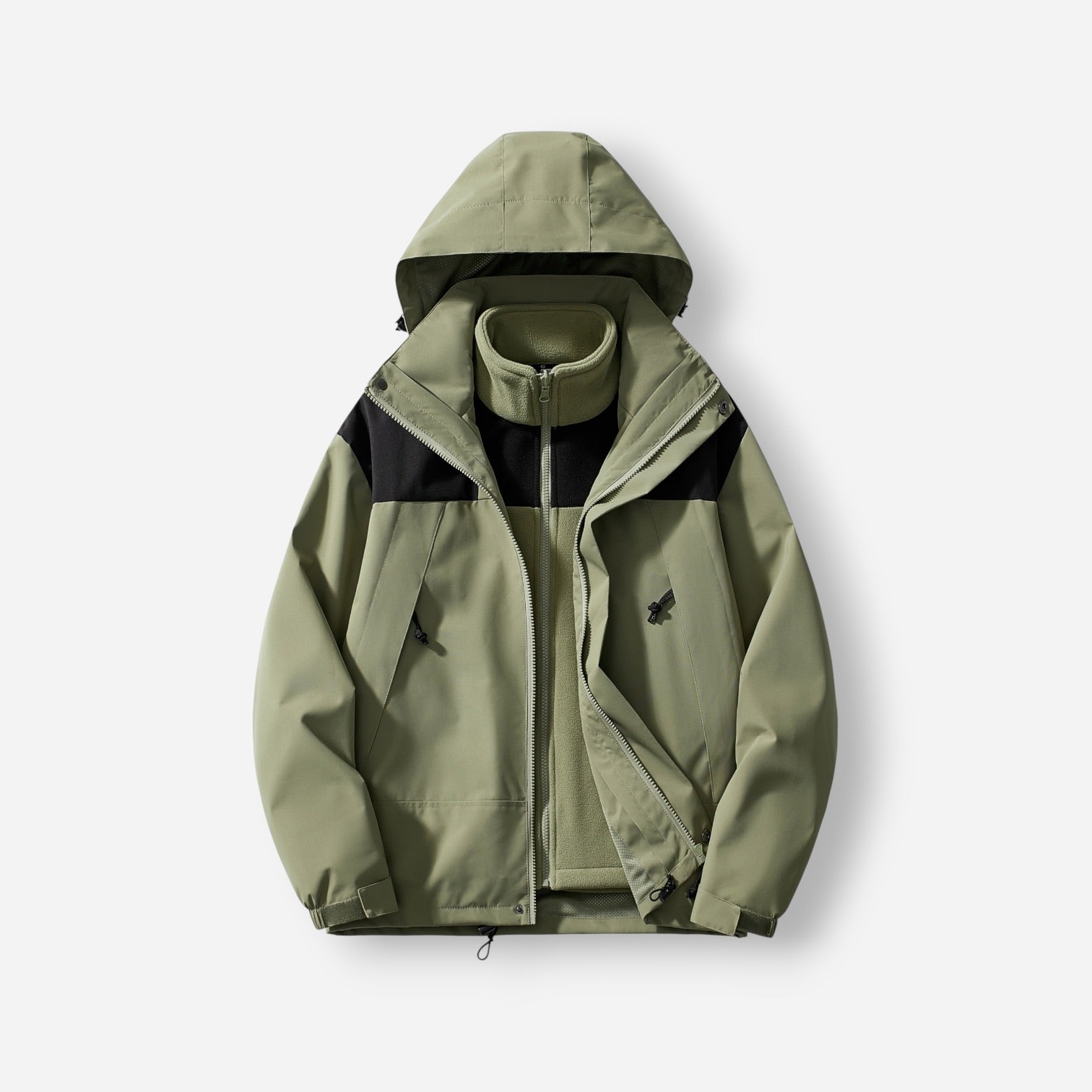 3-in-1 Funktionsjacke für Damen mit Fleece-Innenjacke