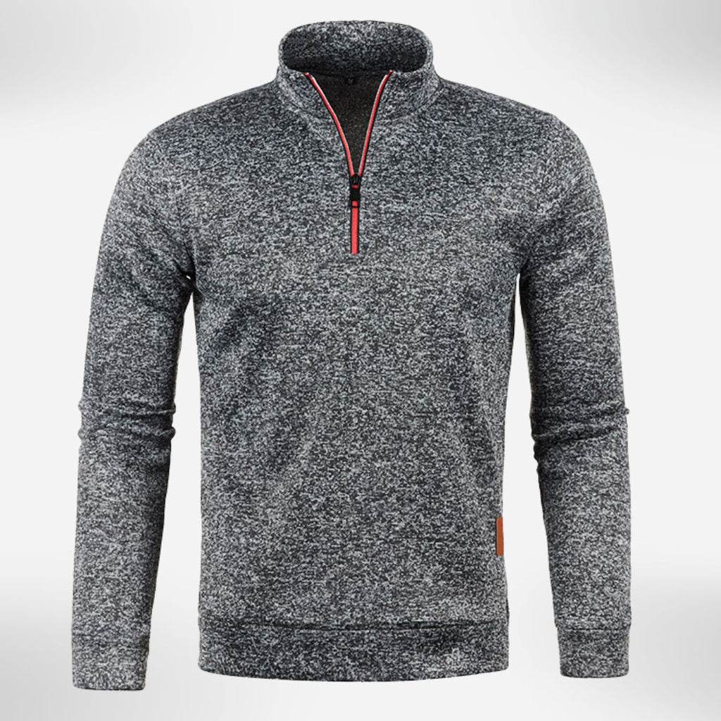 Herren Halb-Zip Pullover mit Stehkragen | Bequemer Alltagsstil 2