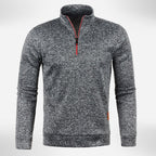 Herren Halb-Zip Pullover mit Stehkragen | Bequemer Alltagsstil 2