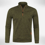 Herren Halb-Zip Pullover mit Stehkragen | Bequemer Alltagsstil 4