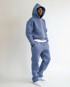 Oversized Loungewear Set für Herren mit Kapuzen Sweatshirt und Jogginghose