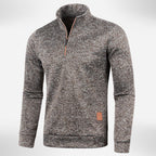 Herren Halb-Zip Pullover mit Stehkragen | Bequemer Alltagsstil 8