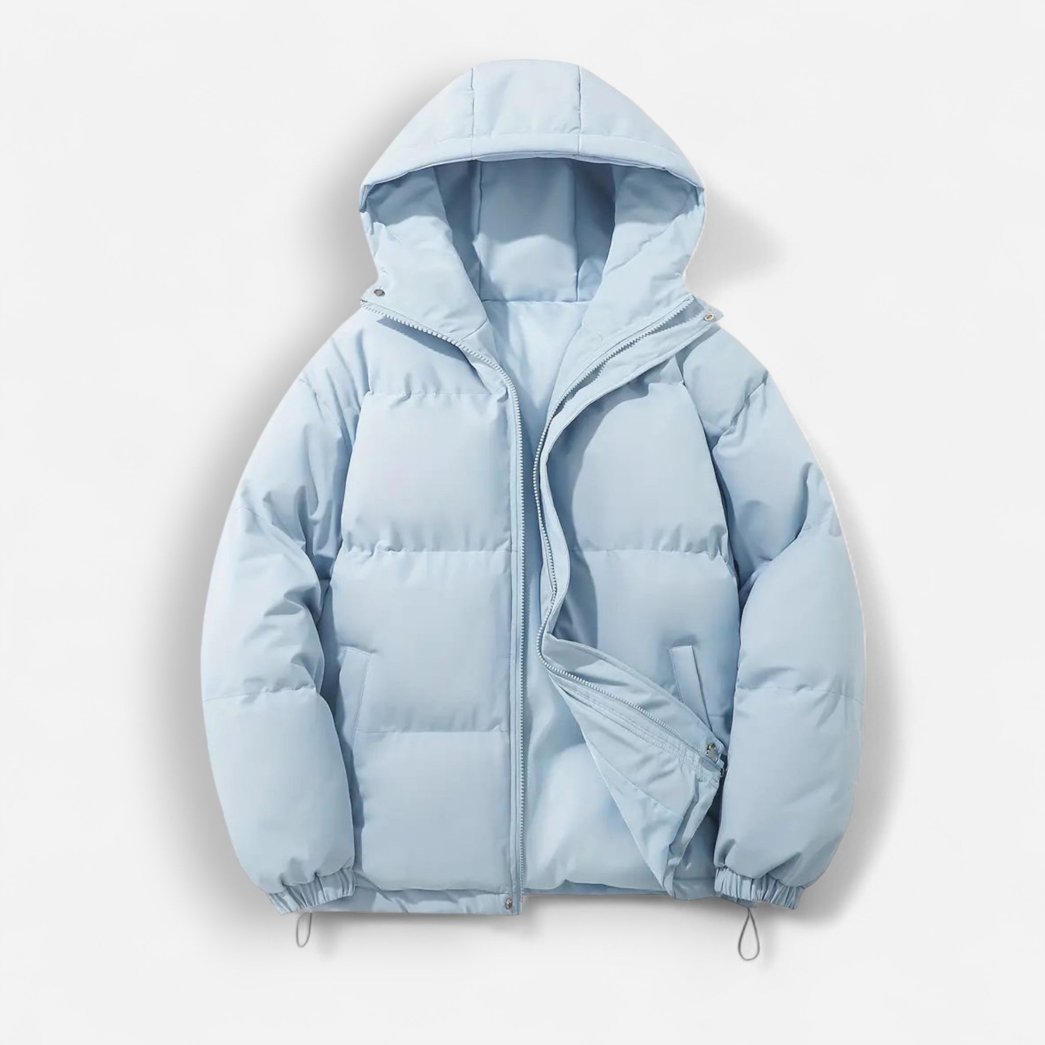 Puffer Damenjacke in einfarbigem Design