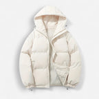 Puffer Damenjacke in einfarbigem Design