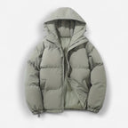 Puffer Damenjacke in einfarbigem Design
