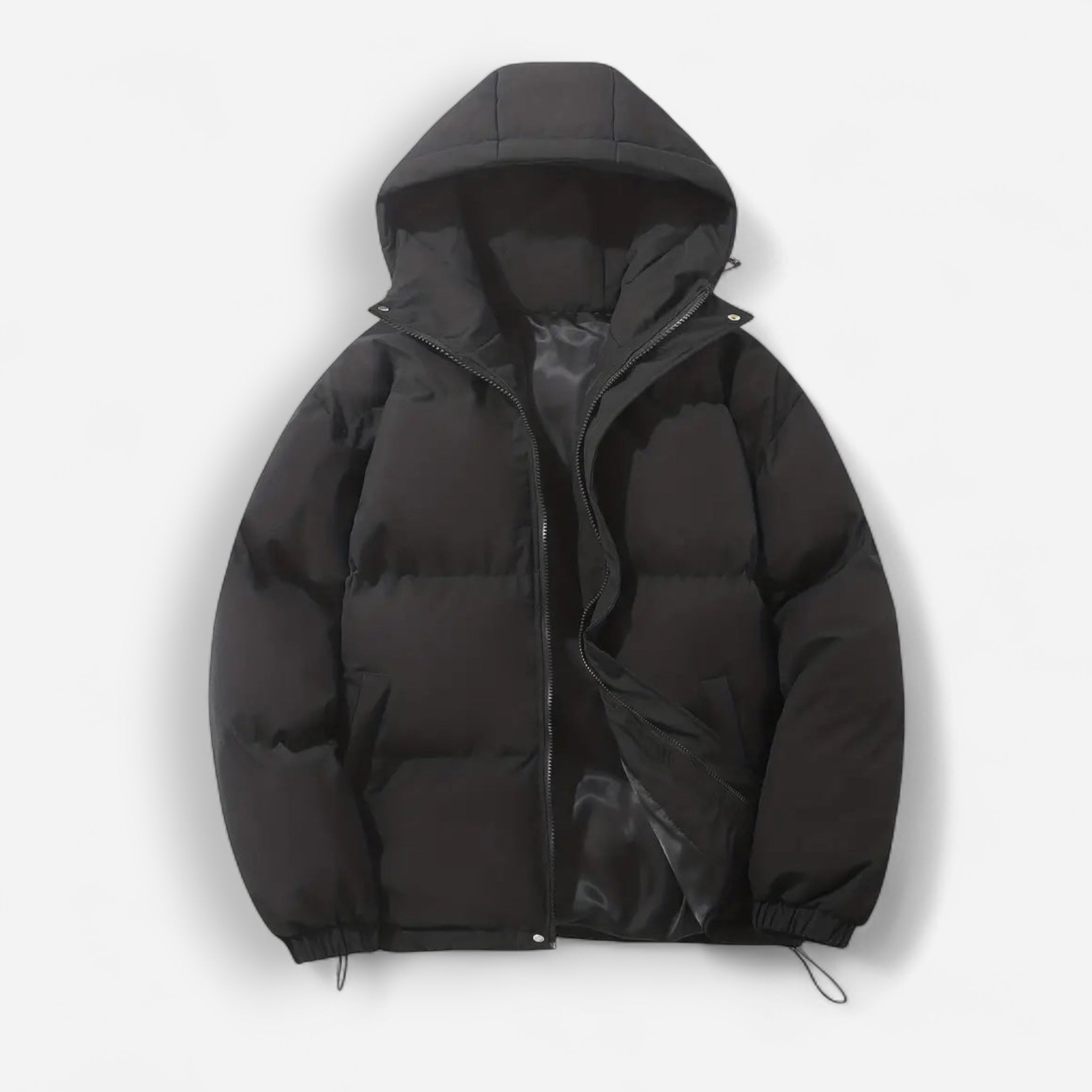 Puffer Damenjacke in einfarbigem Design