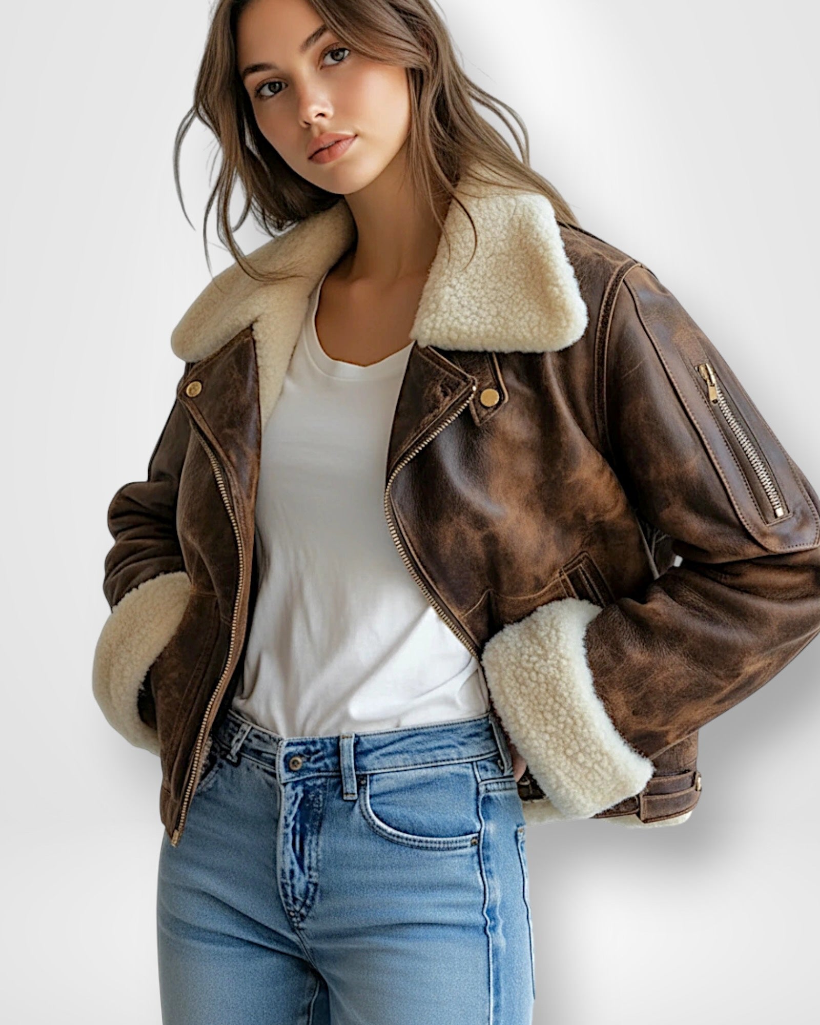 Winter Bomberjacke für Damen mit wärmendem Innenfutter