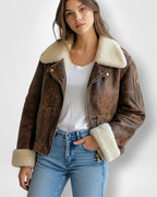 Winter Bomberjacke für Damen mit wärmendem Innenfutter