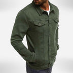 Hemdjacke aus reiner Baumwolle für Herren | Übergangsjacke