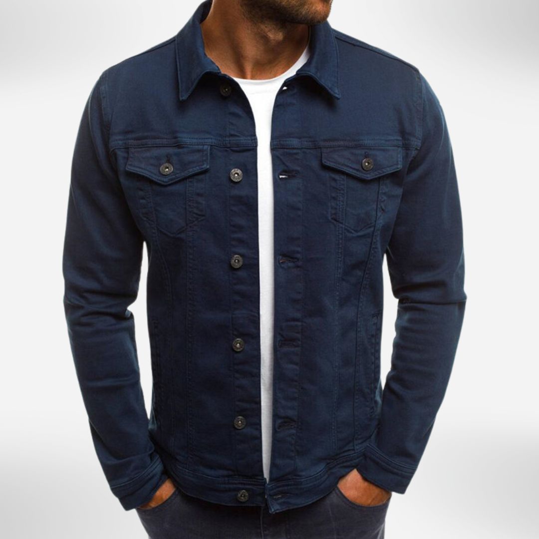 Hemdjacke aus reiner Baumwolle für Herren | Übergangsjacke 1