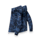 Wasserdichte Skijacke mit geometrischem Muster