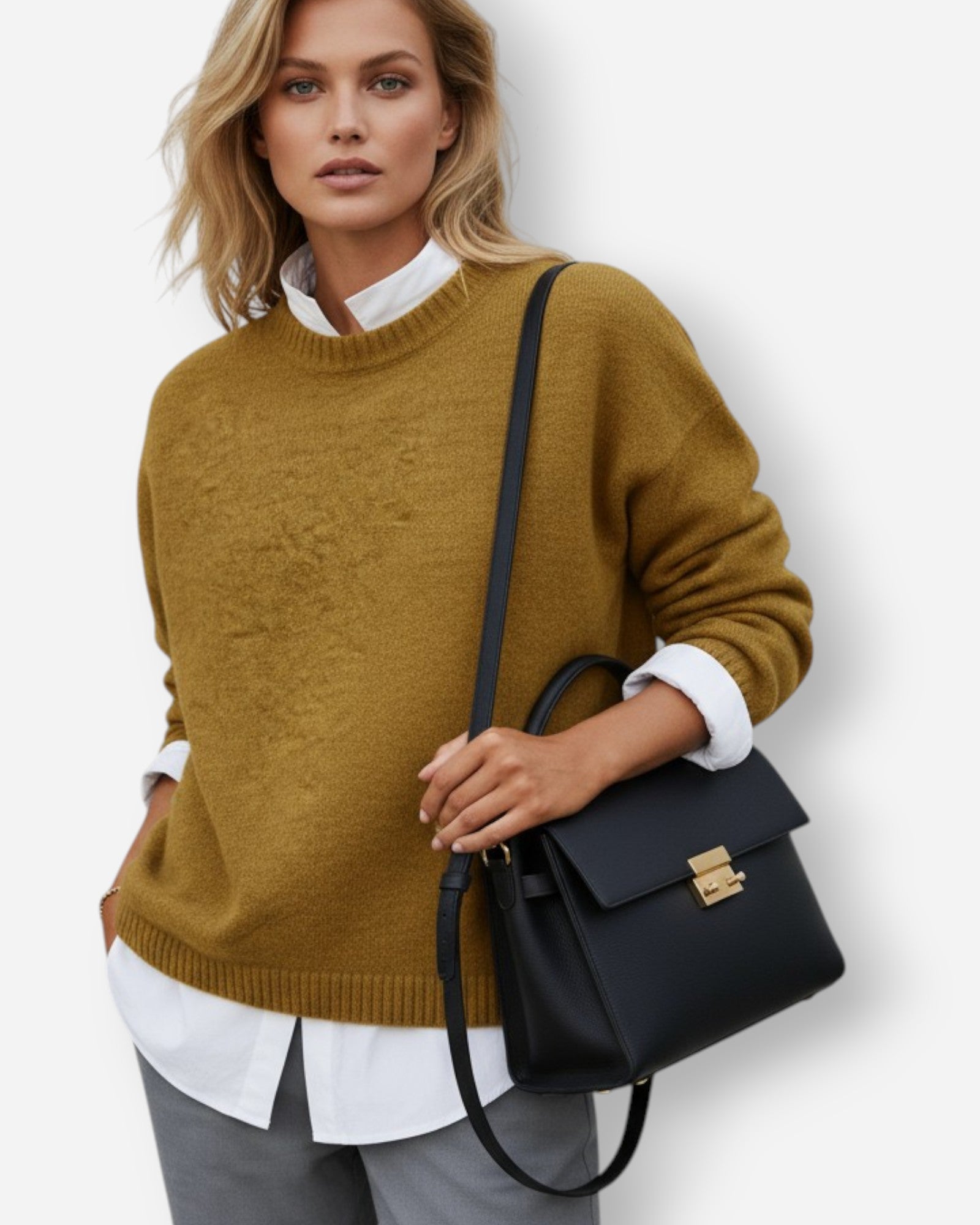 Pullover mit Rundhals für Damen