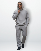 Oversized Loungewear Set für Herren mit Kapuzen Sweatshirt und Jogginghose