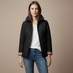 Leichte Steppjacke für Damen ohne Kapuze in taillierter Passform