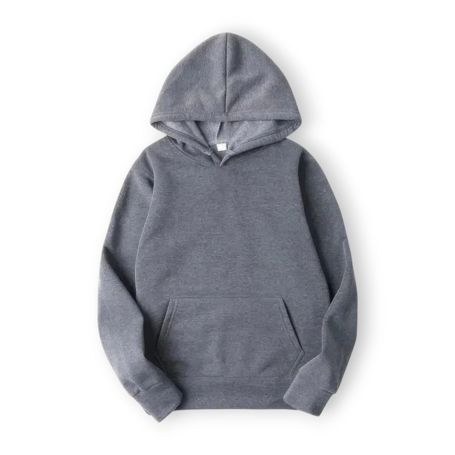 Basic Hoodie für Damen mit Kapuze und Kordelzug einfarbig