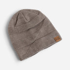 Gefütterte Jersey Mütze im Beanie-Stil