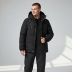 Herren Skianzug-Set mit Jacke und Skihose mit Hosenträgern
