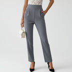 Hose für Damen mit hohem Bund und cropped Design im eleganten Schnitt