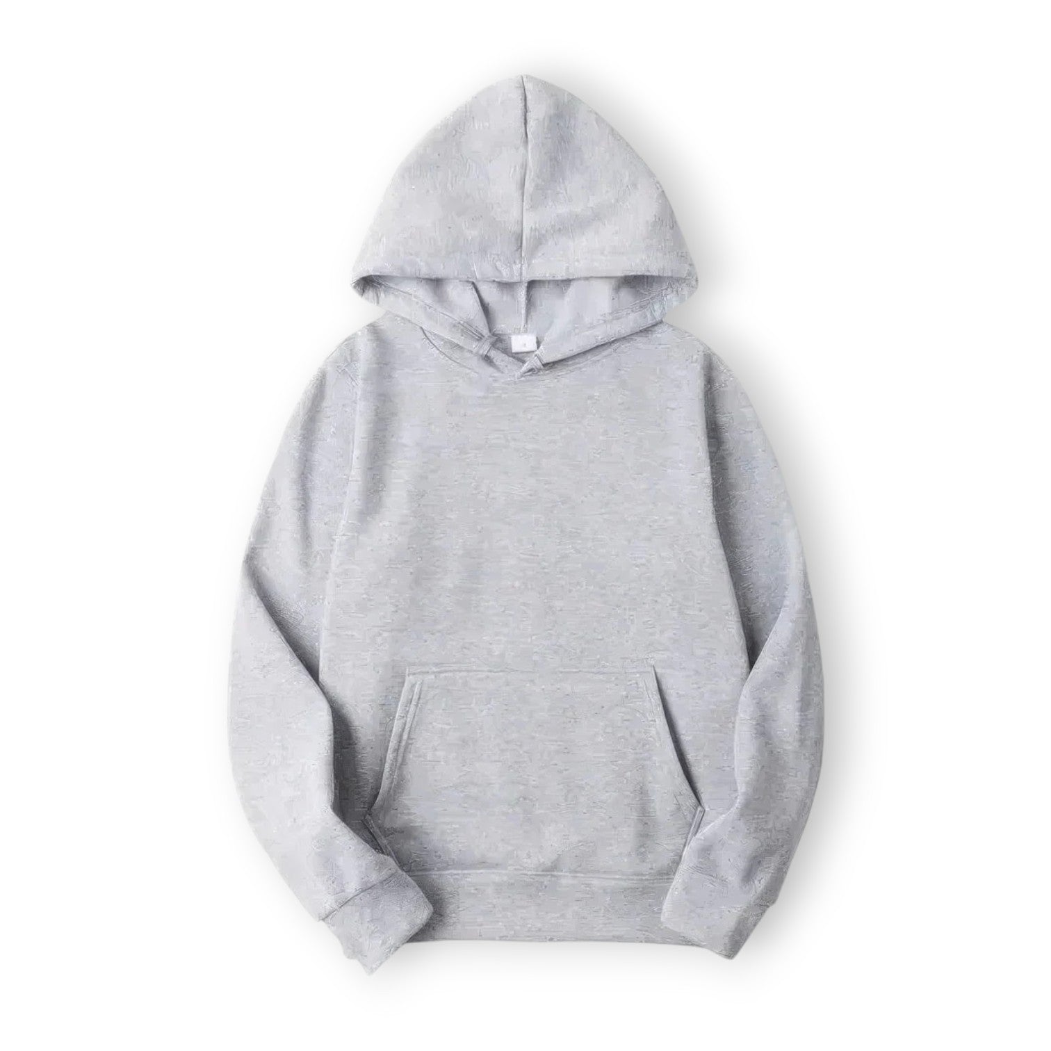 Basic Hoodie für Damen mit Kapuze und Kordelzug einfarbig