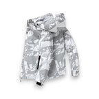 Wasserdichte Skijacke mit geometrischem Muster